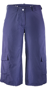 WOMEN 3|4 Cargo Pants 'urban deep sea'